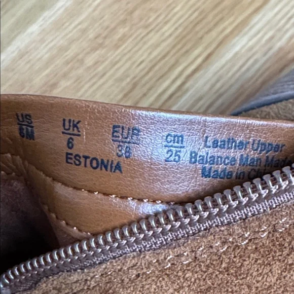 Franco Sarto Tan Suede Over the Knee Boots, 8M - Picture 7 of 8